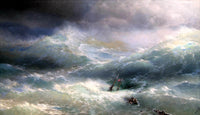 The Wave Painting Ivan Aivazovsky Canvas Art Fine Art Print