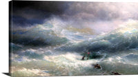 The Wave Painting Ivan Aivazovsky Canvas Art Fine Art Print