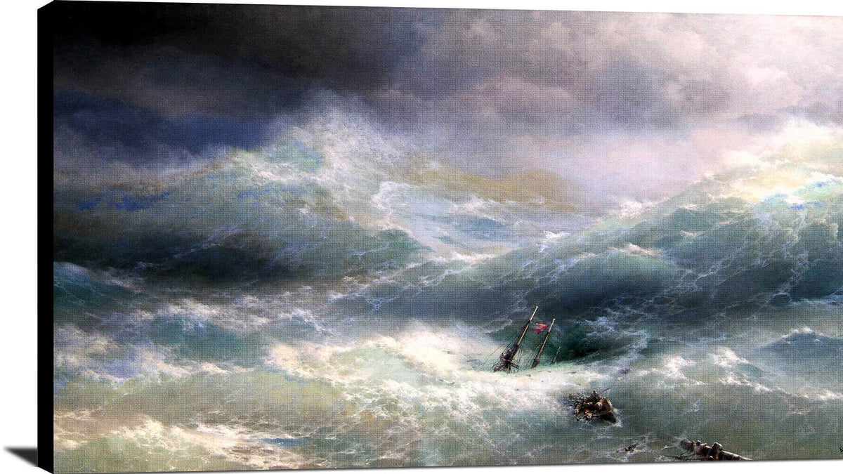 The Wave Painting Ivan Aivazovsky Canvas Art Fine Art Print