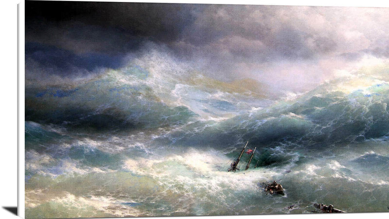 The Wave Painting Ivan Aivazovsky Canvas Art Fine Art Print