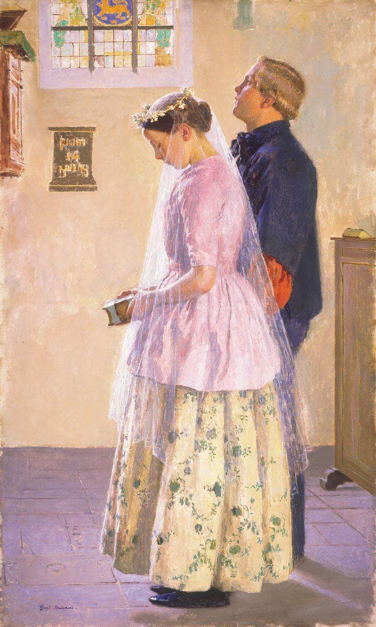 The Wedding By Gari Melchers Fine Art Print