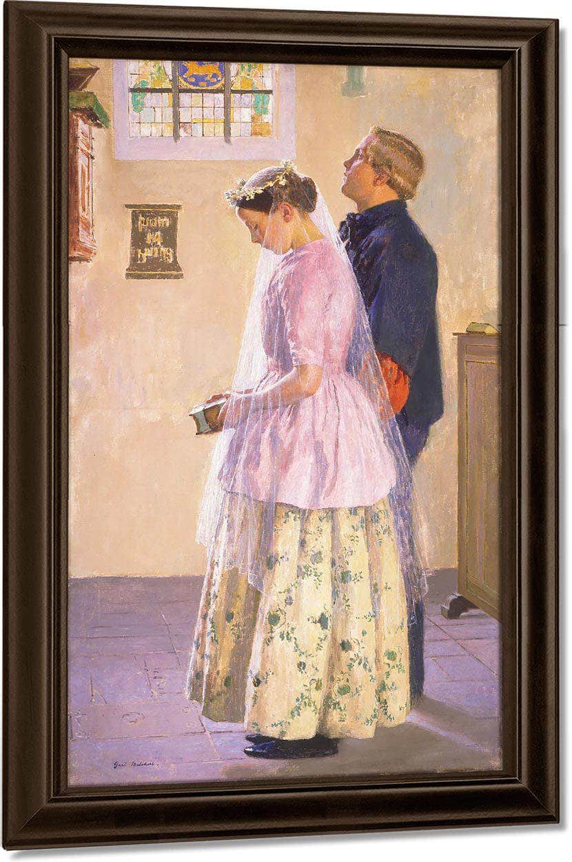 The Wedding By Gari Melchers Fine Art Print