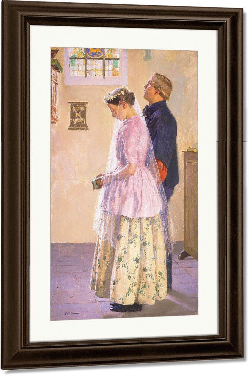 The Wedding By Gari Melchers Fine Art Print