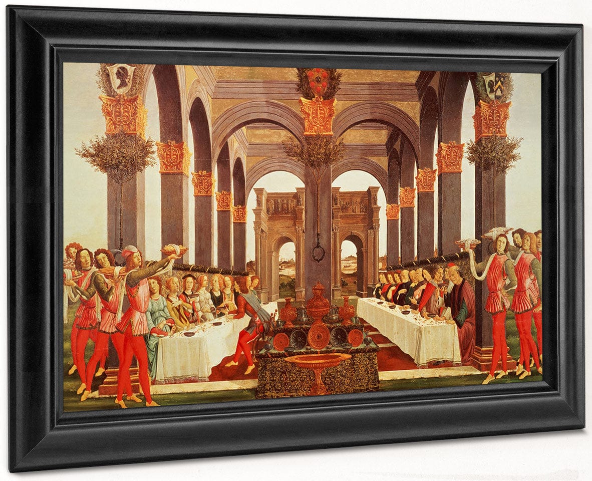 The Wedding Feast I By Sandro Botticelli Fine Art Print