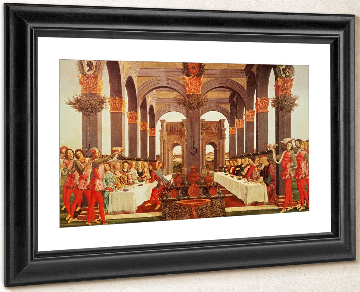The Wedding Feast I By Sandro Botticelli Fine Art Print
