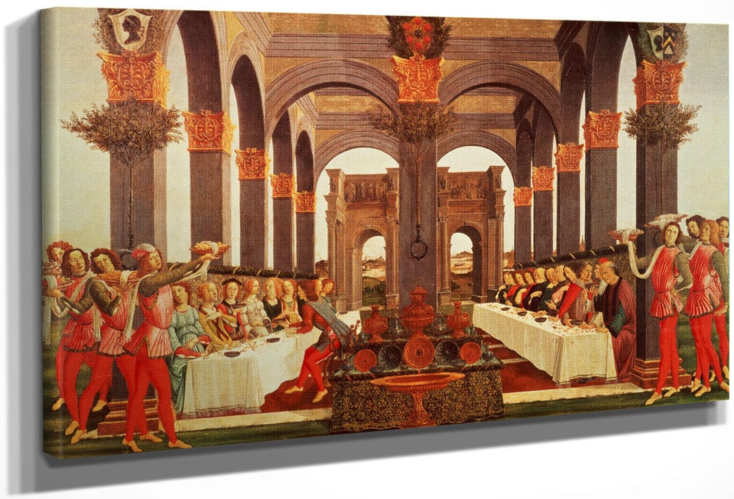 The Wedding Feast I By Sandro Botticelli Fine Art Print