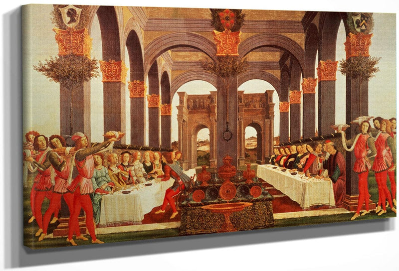 The Wedding Feast I By Sandro Botticelli Fine Art Print