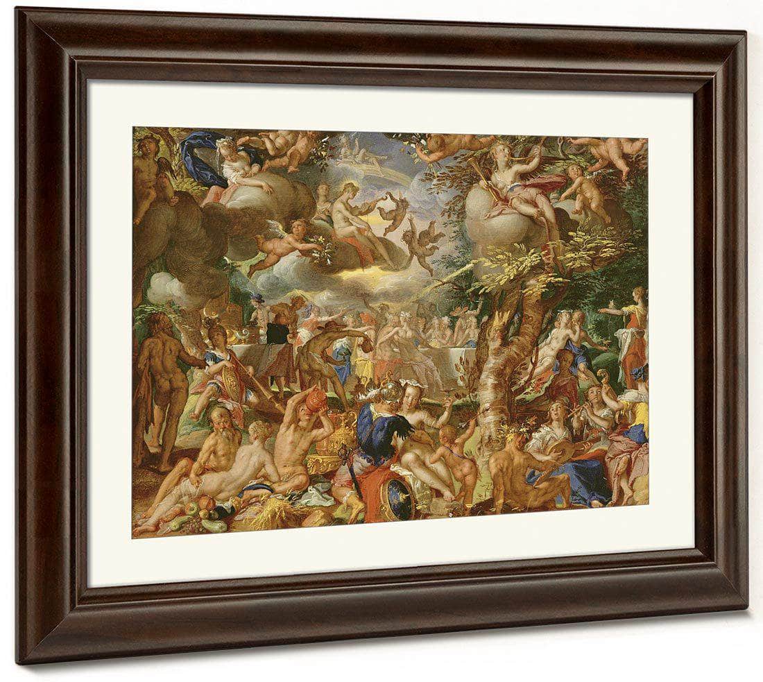 The Wedding Of Cupid And Psyche By Joachim Wtewael Fine Art Print