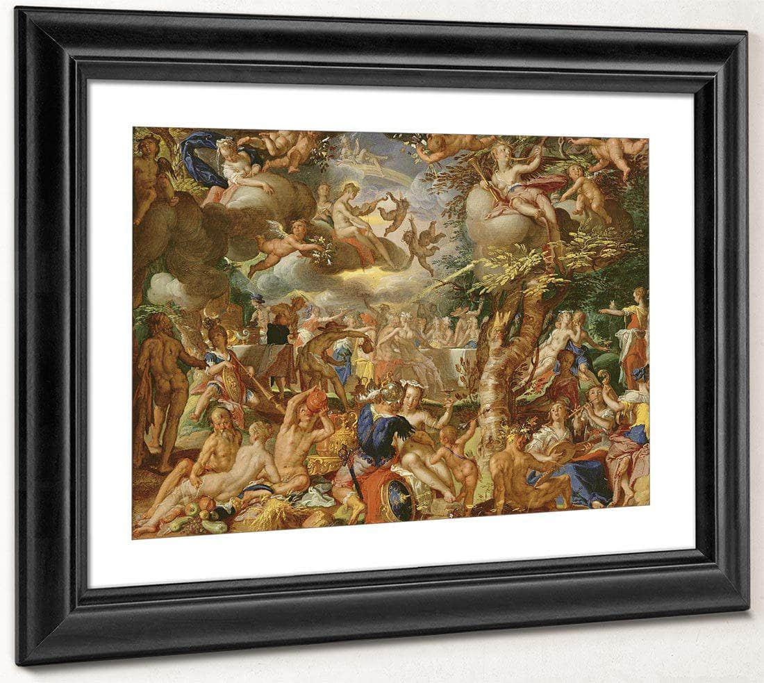 The Wedding Of Cupid And Psyche By Joachim Wtewael Fine Art Print