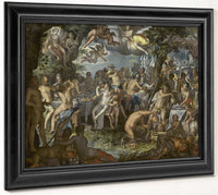 The Wedding Of Peleus And Thetis By Joachim Wtewael Fine Art Print