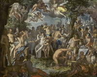 The Wedding Of Peleus And Thetis By Joachim Wtewael Fine Art Print