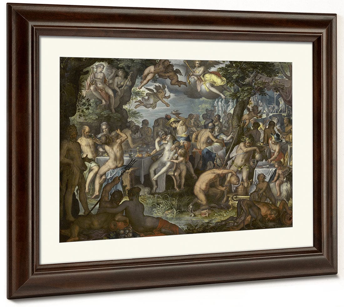 The Wedding Of Peleus And Thetis By Joachim Wtewael Fine Art Print