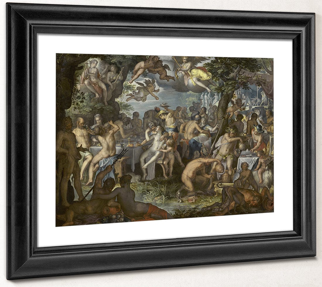 The Wedding Of Peleus And Thetis By Joachim Wtewael Fine Art Print
