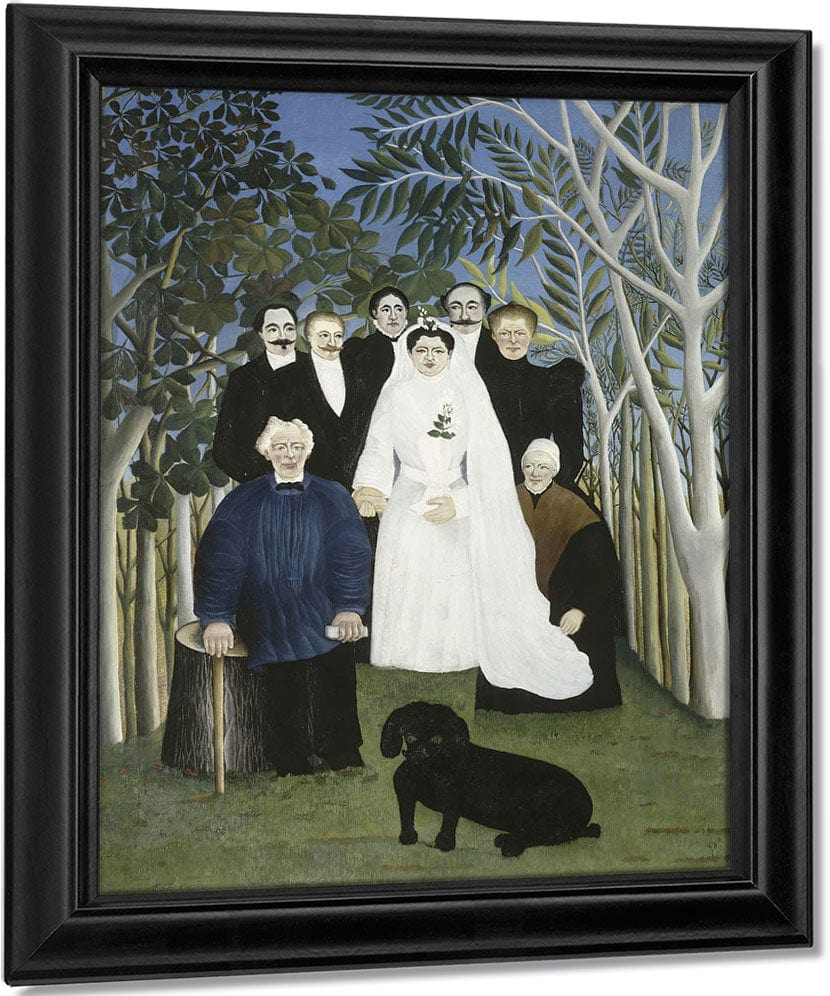 The Wedding Party By Henri Julien Felix Rousseau Fine Art Print