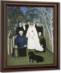 The Wedding Party By Henri Julien Felix Rousseau Fine Art Print