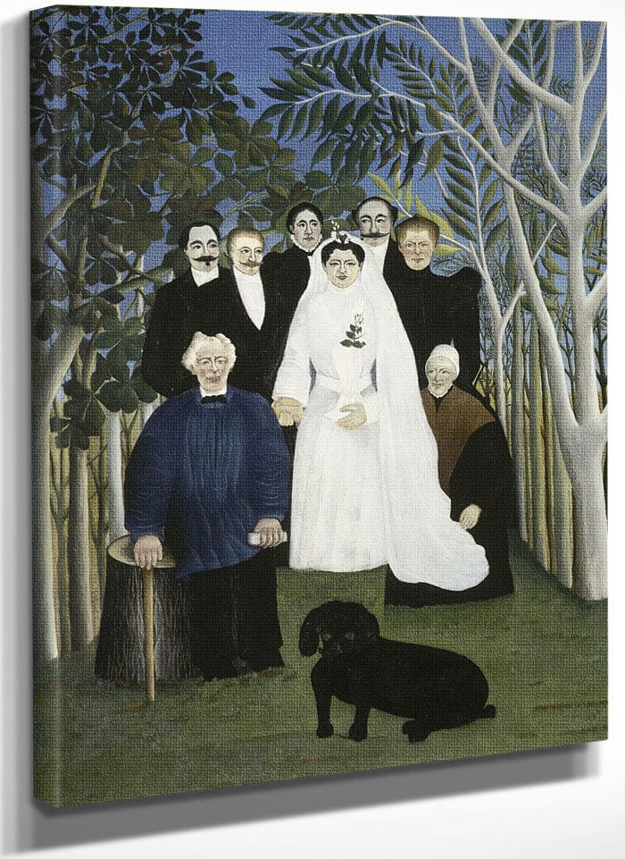 The Wedding Party By Henri Julien Felix Rousseau Fine Art Print