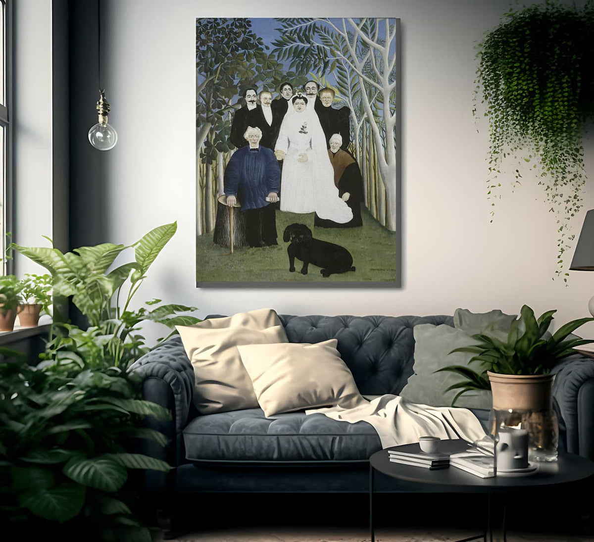 The Wedding Party By Henri Julien Felix Rousseau Fine Art Print