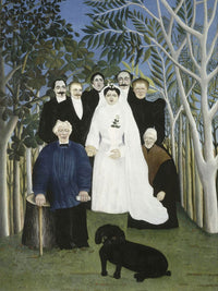 The Wedding Party By Henri Julien Felix Rousseau Fine Art Print