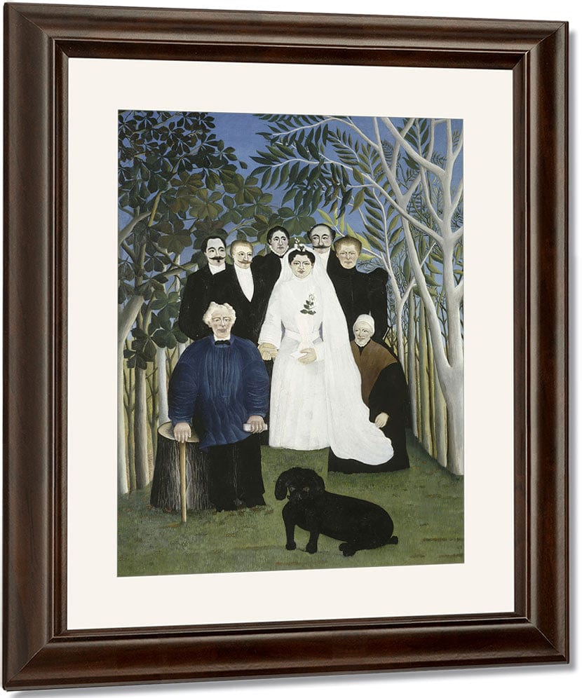 The Wedding Party By Henri Julien Felix Rousseau Fine Art Print