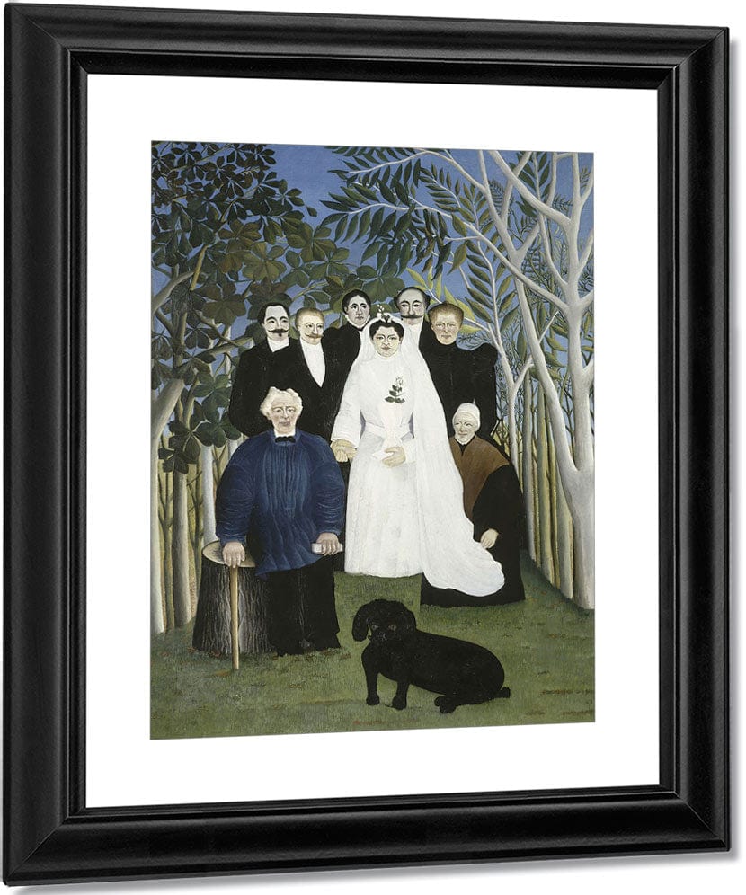 The Wedding Party By Henri Julien Felix Rousseau Fine Art Print