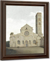 The West Facade Of The Church Of Saint Mary In Utrecht By Pieter Jansz. Saenredam Fine Art Print
