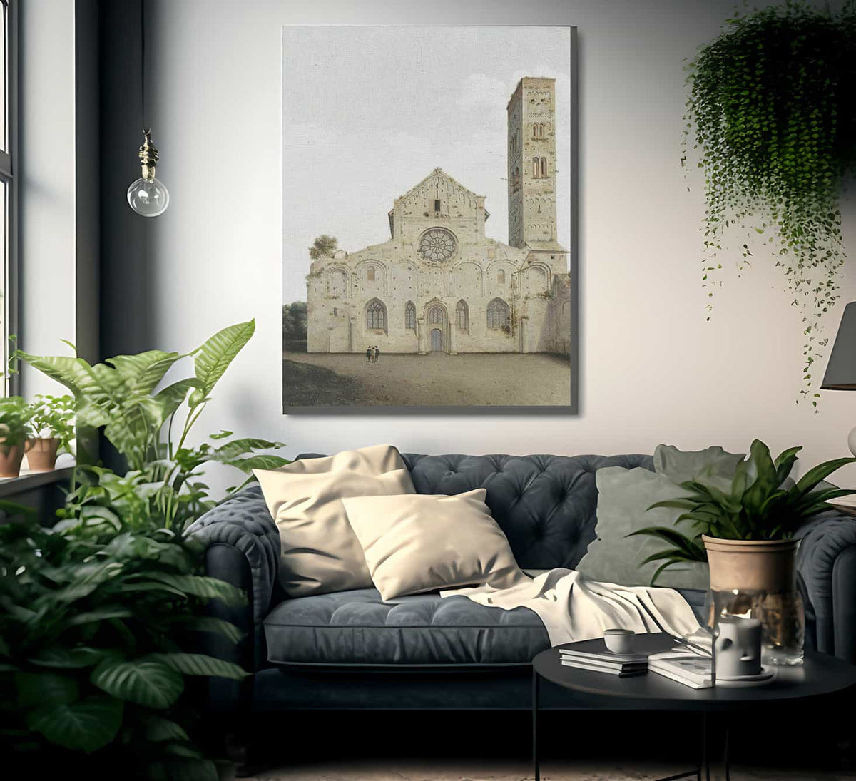 The West Facade Of The Church Of Saint Mary In Utrecht By Pieter Jansz. Saenredam Fine Art Print