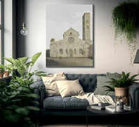 The West Facade Of The Church Of Saint Mary In Utrecht By Pieter Jansz. Saenredam Fine Art Print