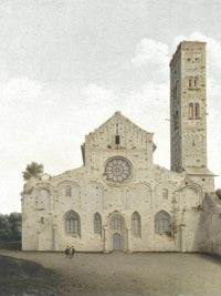 The West Facade Of The Church Of Saint Mary In Utrecht By Pieter Jansz. Saenredam Fine Art Print