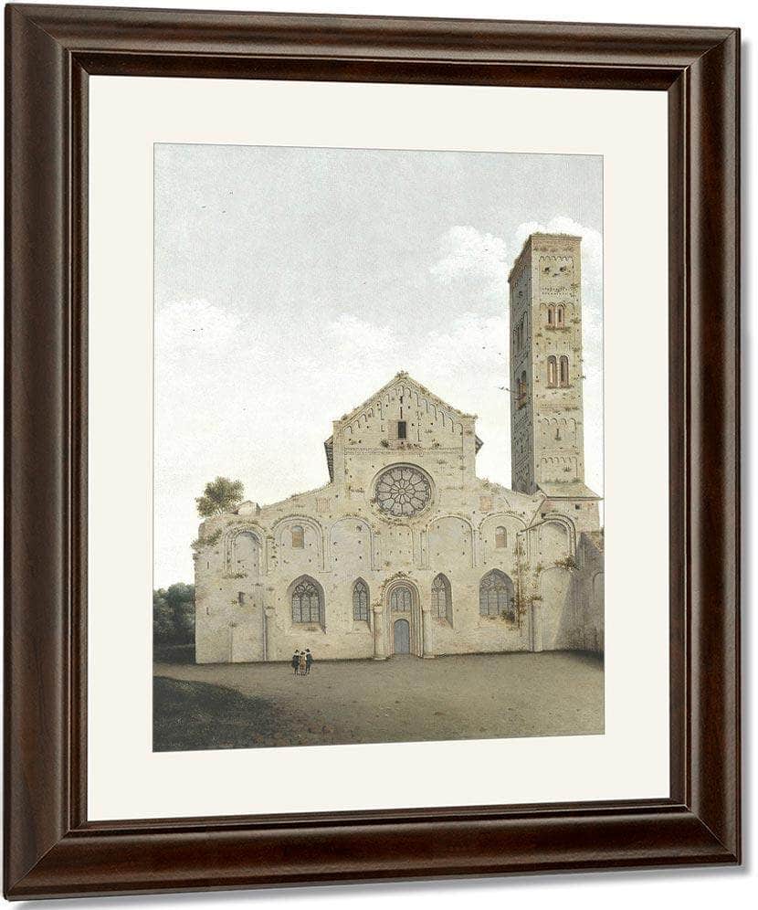 The West Facade Of The Church Of Saint Mary In Utrecht By Pieter Jansz. Saenredam Fine Art Print
