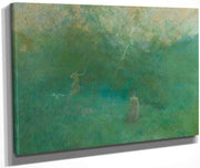 The White Birch By Thomas Wilmer Dewing Fine Art Print