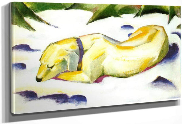 The White Dog By Franz Marc Fine Art Print