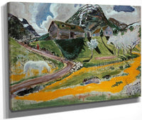 The White Horse In Spring By Nicolai Astrup Fine Art Print