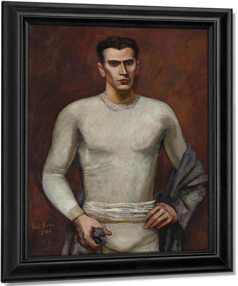 The White Rider (Rider With Blue Sash) By Walt Kuhn Fine Art Print