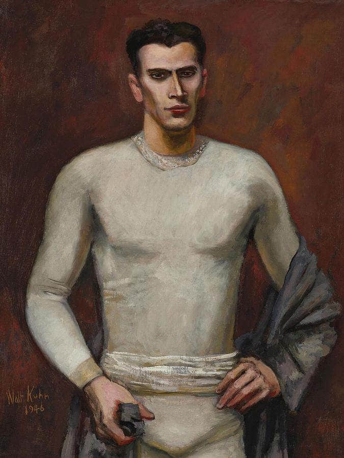 The White Rider (Rider With Blue Sash) By Walt Kuhn Fine Art Print