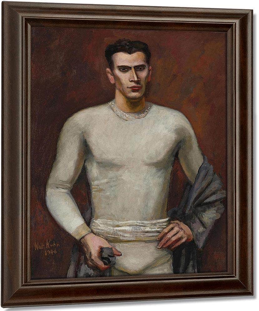 The White Rider (Rider With Blue Sash) By Walt Kuhn Fine Art Print