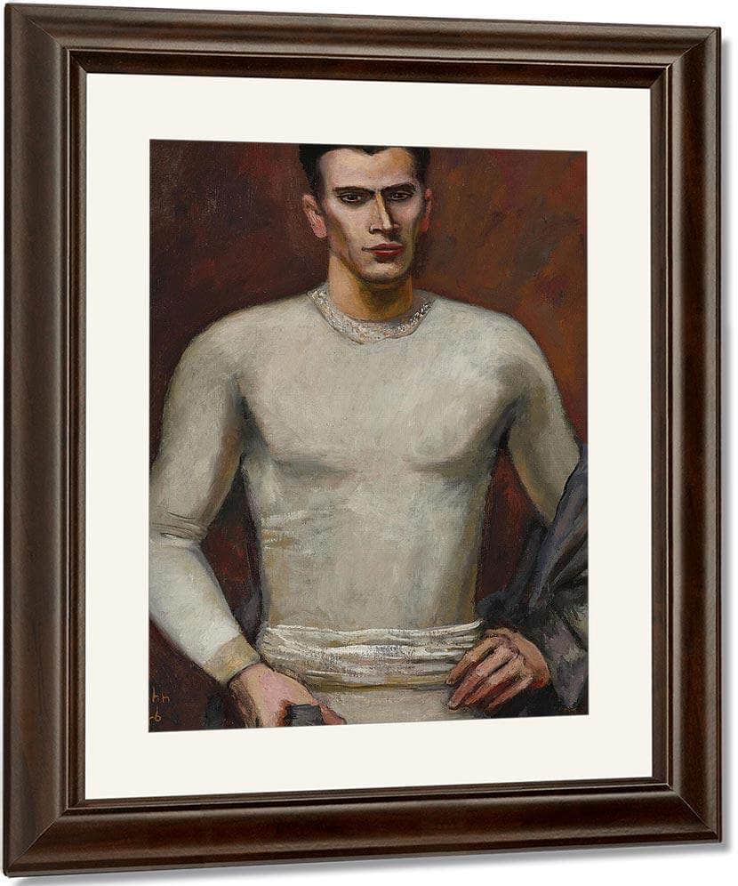 The White Rider (Rider With Blue Sash) By Walt Kuhn Fine Art Print