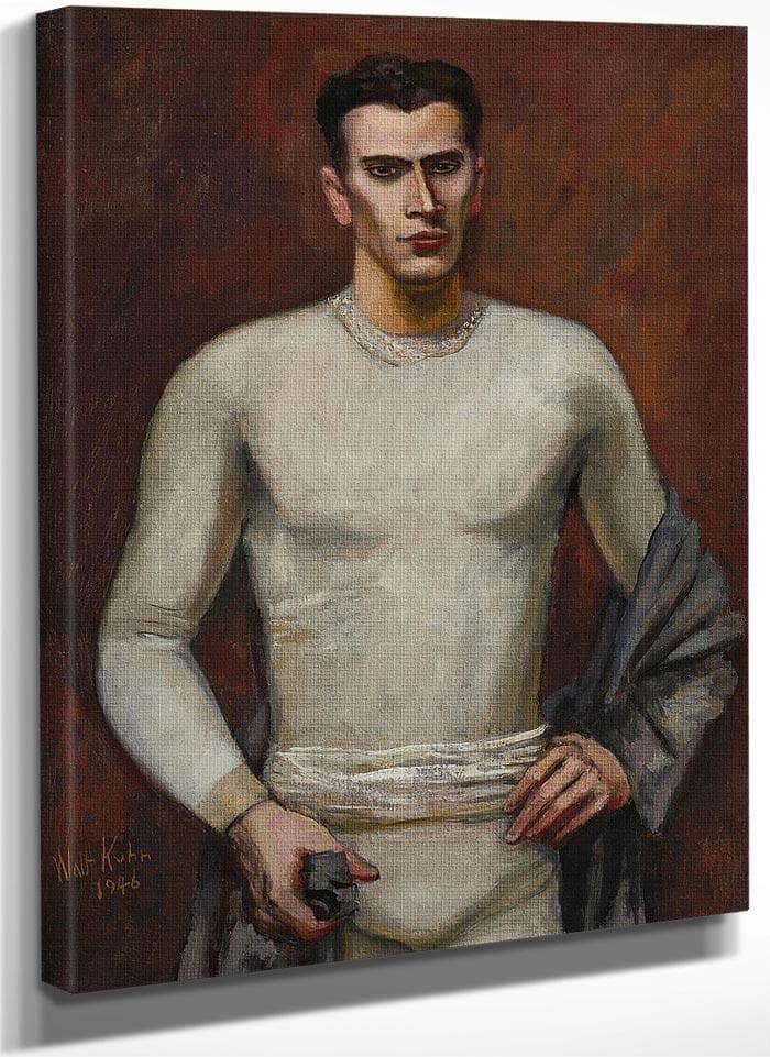 The White Rider (Rider With Blue Sash) By Walt Kuhn Fine Art Print