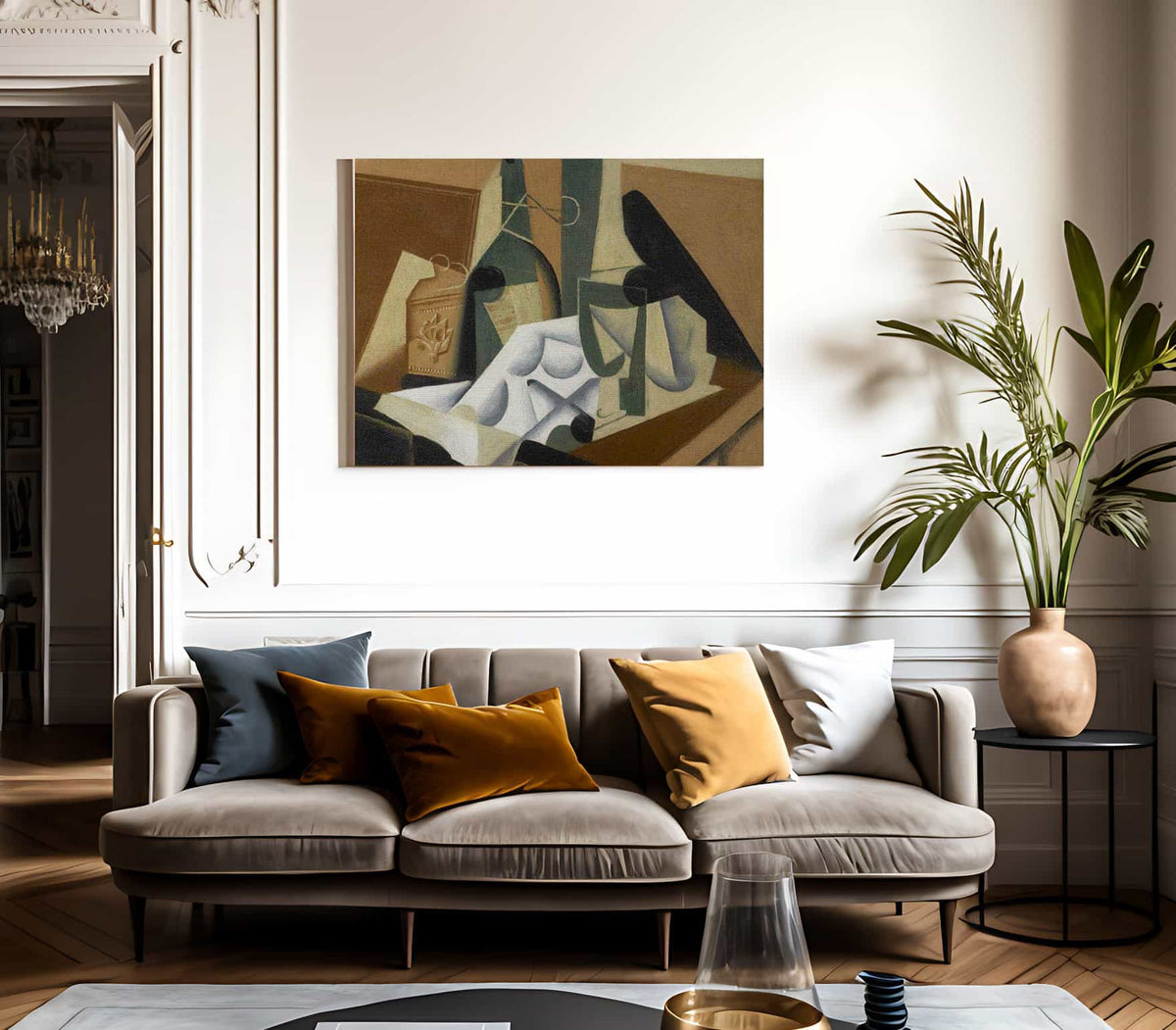 The White Tablecloth By Juan Gris Fine Art Print