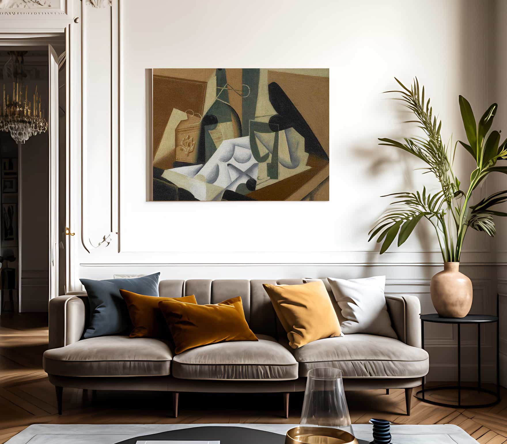 The White Tablecloth By Juan Gris Fine Art Print