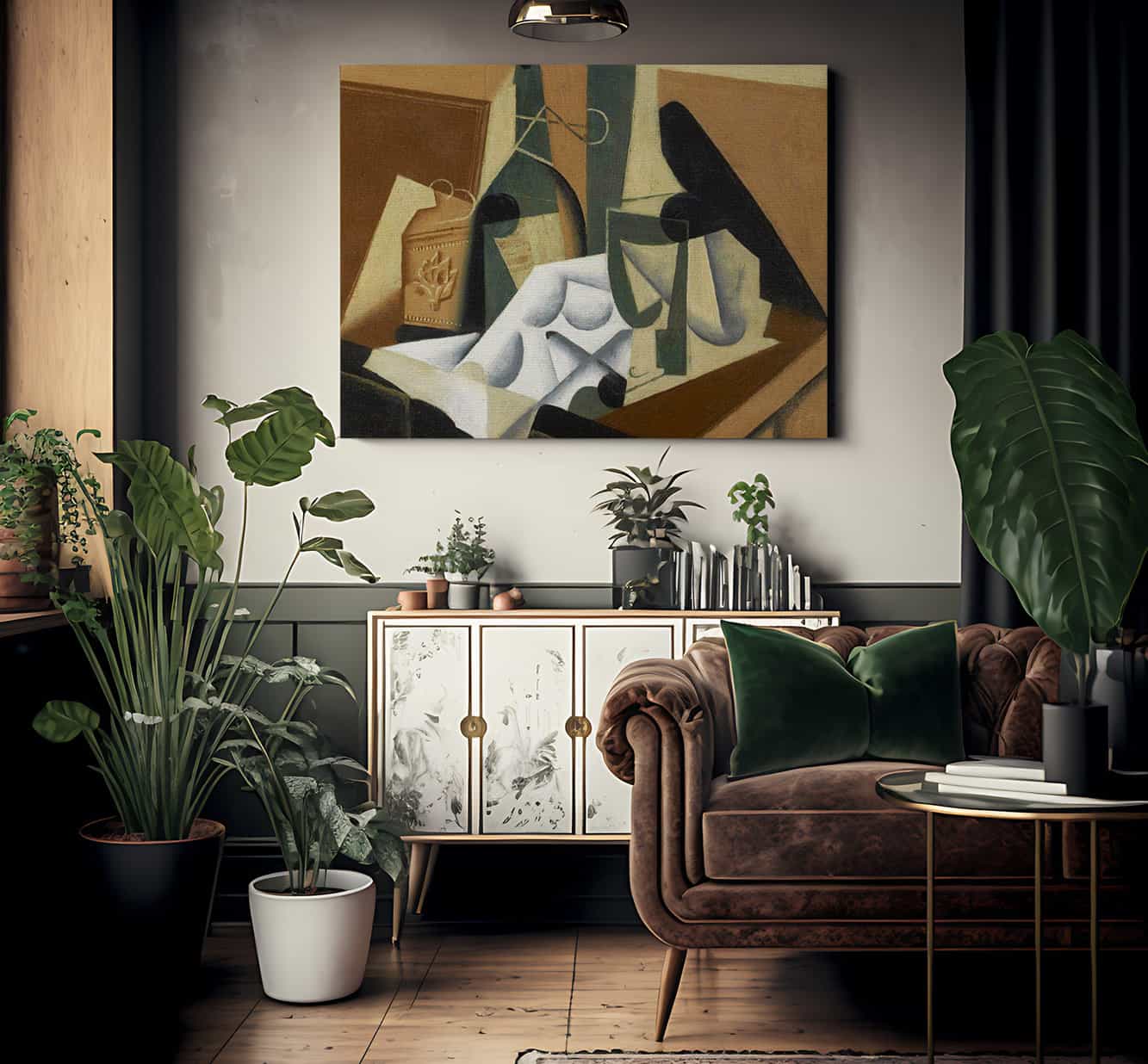 The White Tablecloth By Juan Gris Fine Art Print