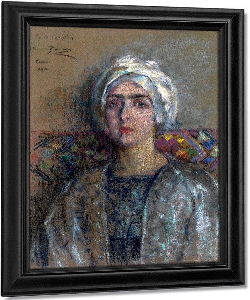 The White Turban By Alice Pike Barney Fine Art Print