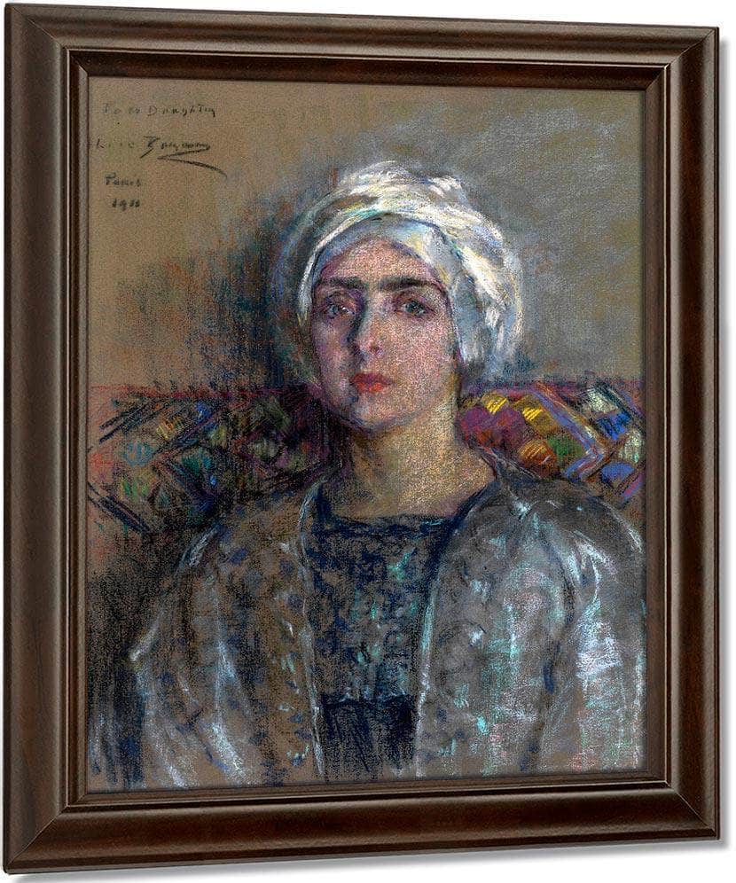 The White Turban By Alice Pike Barney Fine Art Print