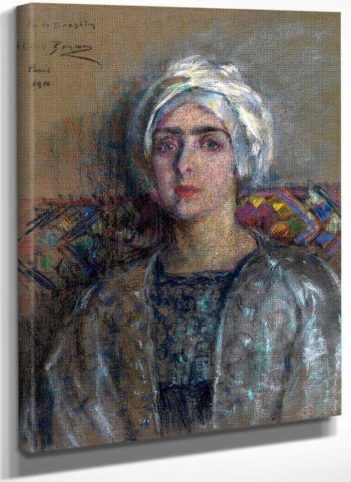 The White Turban By Alice Pike Barney Fine Art Print