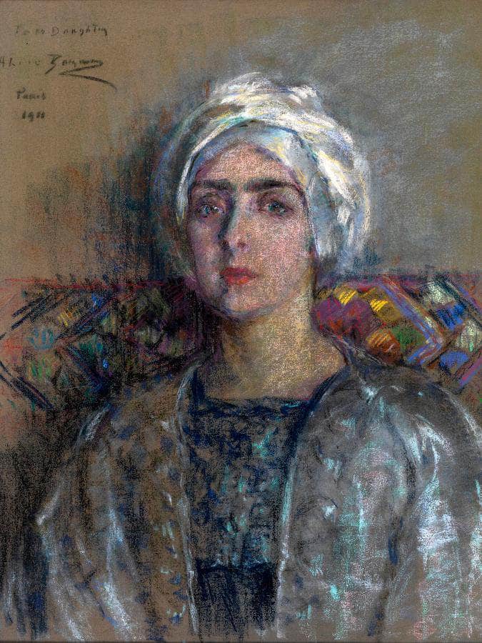 The White Turban By Alice Pike Barney Fine Art Print