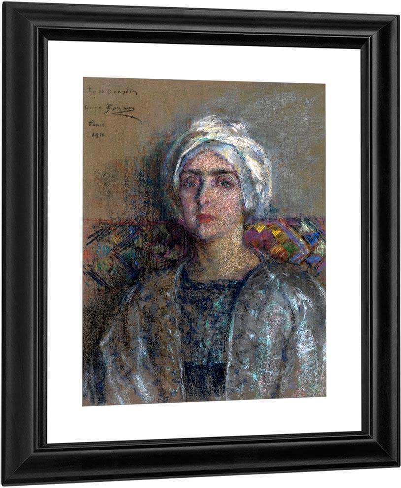 The White Turban By Alice Pike Barney Fine Art Print