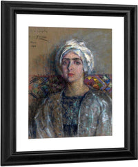 The White Turban By Alice Pike Barney Fine Art Print