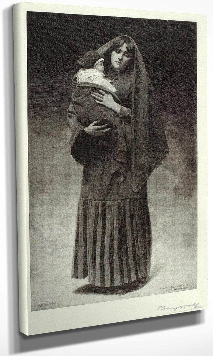 The Widow By Charles Sprague Pearce Fine Art Print