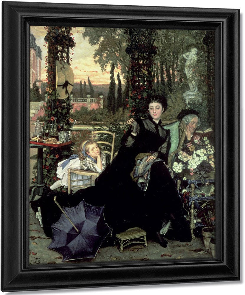 The Widow By James Tissot Fine Art Print