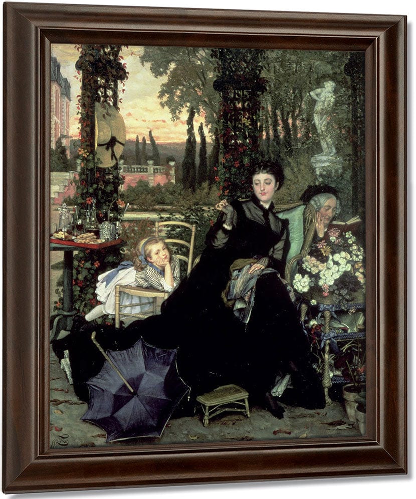 The Widow By James Tissot Fine Art Print