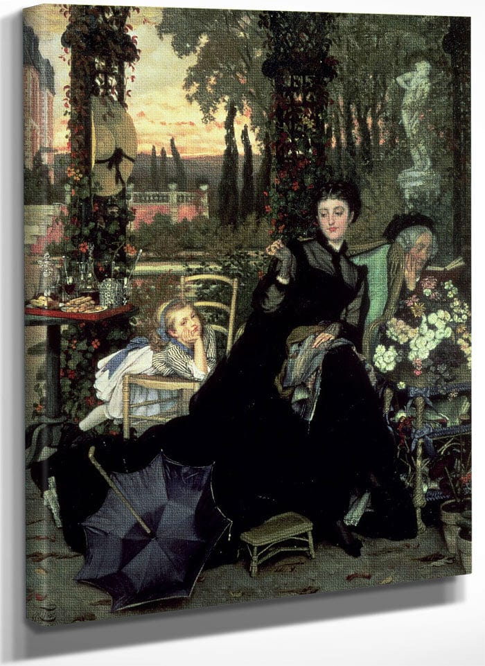 The Widow By James Tissot Fine Art Print
